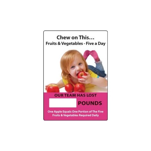 Accuform WORKHEALTHY WRITEADAY SCOREBOARDS MSR830PL MSR830PL - main